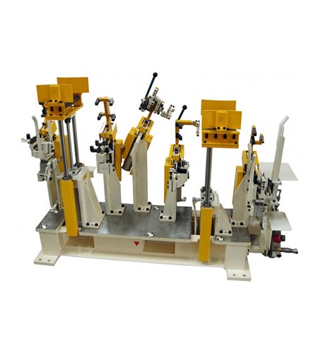 Pneumatic Operated Welding Jig for Side Rail (chassis)