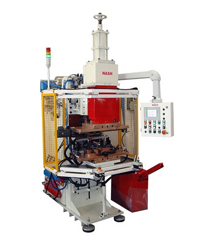 Seat slider servo indexing auto projection welder