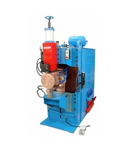 MFDC Circumferential Seam Welding Machine for Fuel Tanks With Differential Gear Box