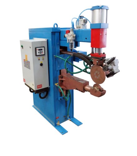 MFDC Circumferential Seam Welding Machine for Fuel Tanks With Differential Gear Box